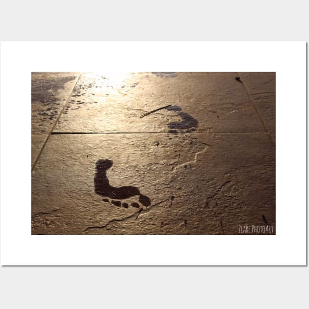 Water Feet Prints Wall Art by Amethyst_Moon_Creates